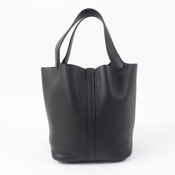 Hermes HERMES Picotin Lock MM 22 Handbag Black Others Handbag W2024 - Picture 5 of 13